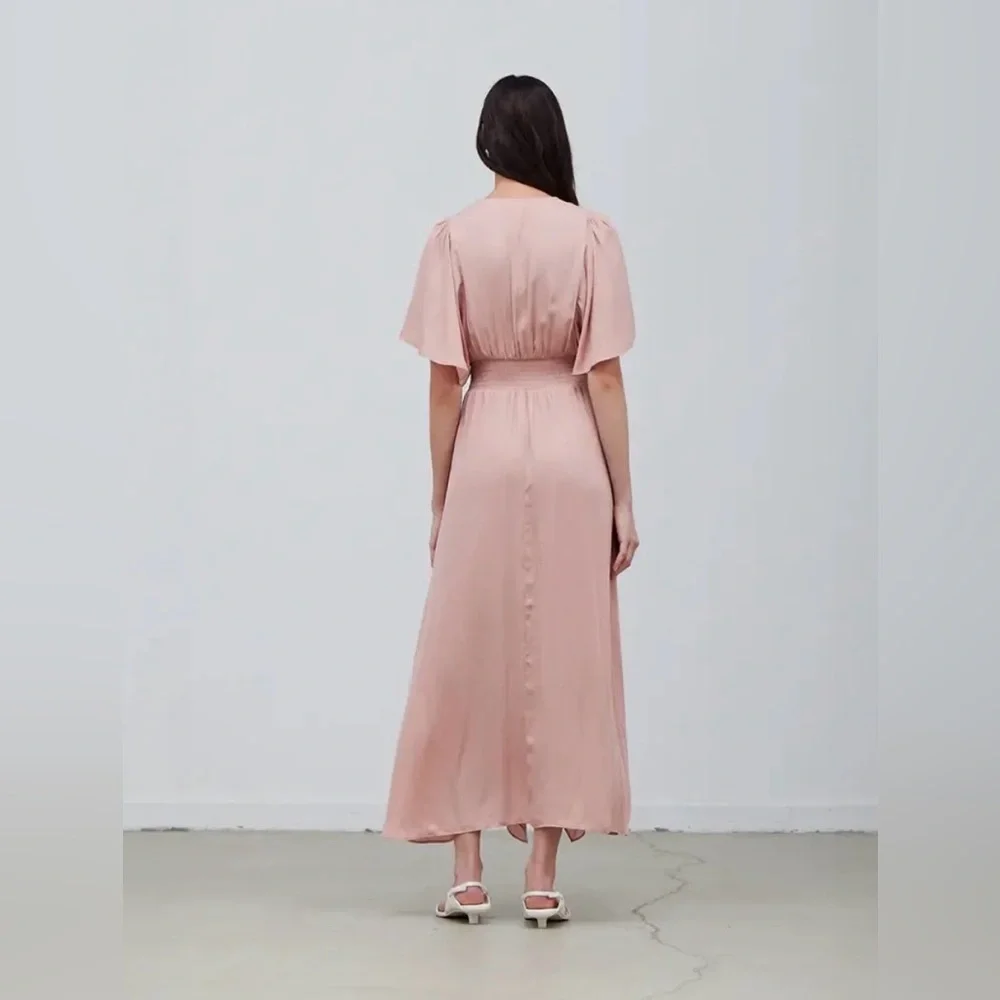 grade & gather Unbalanced Skirt Maxi Dress Size S - Picture 2 of 9